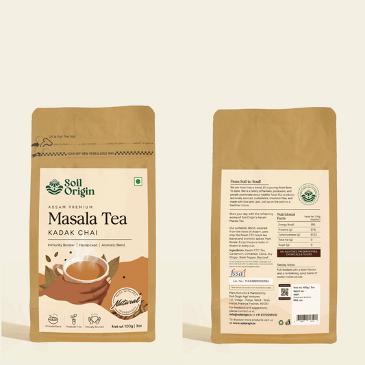 Tea & Coffee Essentials Combo - Assam Masala Tea, Himalayan Green Tea, Filter Coffee